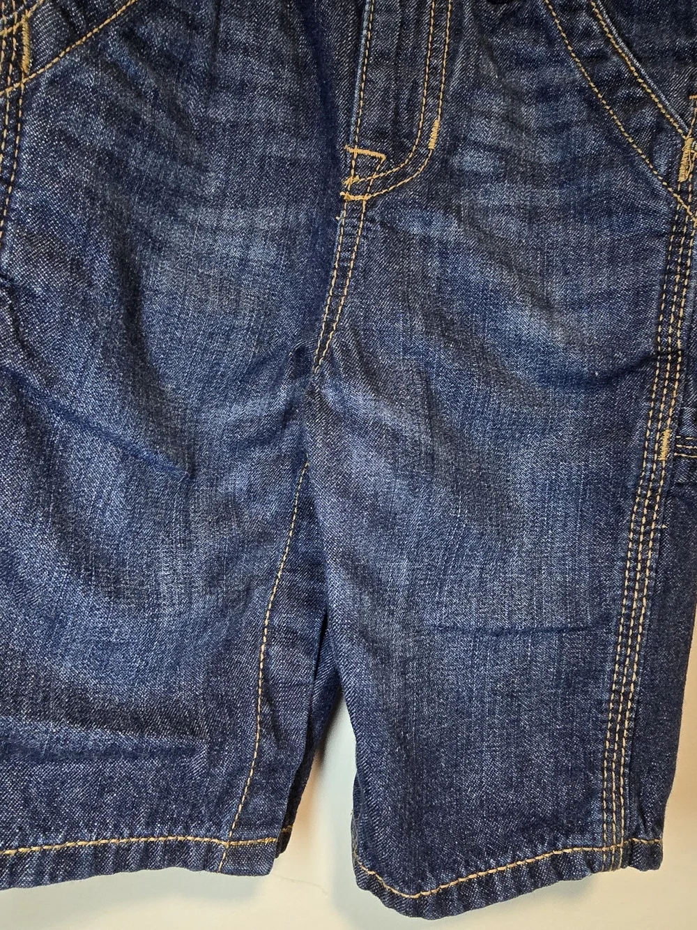 GAP Dark Blue Denim Kids Baby Soft  Overalls
